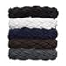 L. Erickson Braided Ponytail Holder 5-Pack - Classic