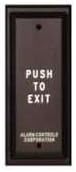 ALARM CONTROLS PN1-443 SINGLE PULL DOUBLE THROW NARROW PUSH PLATE BLUE