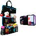 Fancy Mobility Car Backseat Organizer - Baby Accessories, Kids Small Toys & Travel Essentials Holder - Great Storage Bag for Road Trips - Perfect Baby Shower Gift - Includes Visor Organizer