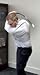 Indoor Golf Swing Training Aid, Compact Flexible Shaft, Weighted Club Head, Golf Gift