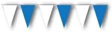 Blue and White Plastic Backstroke Flags