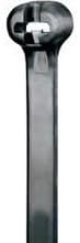 18" Heavy Duty Black Cable Ties (120LB) 100 pack