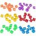 MonkeyJack Set of 60 Pieces Ten Sided D10(0-9) Dice Die for D&D Party Pub Bar Casino Poker Card Dice Guessing Game Accessories