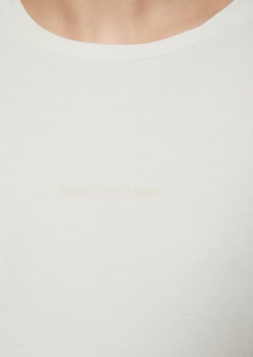 Denim Damen T-Shirt aus Bio-Baumwolle Regular Fit, Weiß (Egg White), S