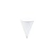 SOLO Cup Company Solo 4BR 200 Piece Cup Company Cone Water Cups, Cold, Paper, White, 4 oz.