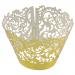 50pcs Gold Muffin Cup Cake Wrapper Case Trays Party Liner Decoration