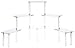 6 Tier Acrylic Display Stairs Riser - Size: 3