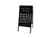 Sidewalk A-Frame Mahogany Sandwich Board Sign