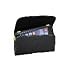 Horizontal Leather Case for Samsung Galaxy S4 mini, W2017, Z2, Sony Xperia X Compact, BLU Dash L3, Advance 4.0 M, w/ Belt Clip and Belt Loops (Plus Size will Fit w/ Otterbox Commuter on)