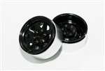 Rc4wd 6 Lug Wagon 1.9" Steel Stamped Beadlock Wheels BlackLACK Z-W0130