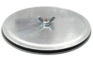 COREX 3" Oil Tight/Weather-Resistant Hole Seal - Knockout Seal with Gasket for Electrical Conduit - Steel - Grey - 1 Pack