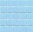 A 03 Light Blue - Blue 3/4" Glass Tile - 1/2 lb bag - Hakatai Glass Tile