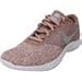 Nike Women's Flex Contact Running Shoe, White/Metallic Silver-Particle Pink, 8.5