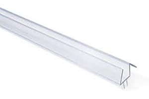 EXIN DECHEN 1/2" Frameless Glass Shower Door Sweep - Bottom Seal - Wipe - Drip Rail - 31"