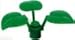 Set of 10 Toy Plants Fern Leaves