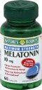 Natures Bounty Maximum Strength Melatonin 10 mg Capsules, 60 count (Pack of 3)