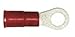 3M Scotchlok Vinyl Insulated Ring Tongue Terminal #10 Inside Diameter 22-18 Gauge (Red)