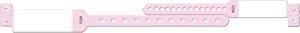 410 Mother-Baby Imprinter 2-Part Wristband Set, Pink, Pack of 150