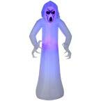 Home Accents Holiday 73796 5 ft. Inflatable Frightened Ghost MD Black Light - Thumbnail 2