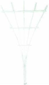 Matthews Composite Open Fan Trellis, White, 71.5" x 32"