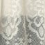 Collections Etc Lace Trimmed Elastic Bed Wrap, Easy Fit Dust Ruffle Bedskirt, Ivory, Queen/King