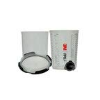 3M 1 kit/cs, PPS Series 2.0 Spray Cup System Kit, Midi (13.5 fl oz, 400 mL), 200u Micron Filter (2PS-26112)