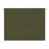 Hanging Folder, 1/5 Cut, Letter, Green 25/Box AMP52115R