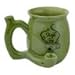 FASHIONCRAFT High Tea Novelty Mug Green with Black Imprint