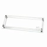 Danielle Ultra Vue Deluxe Distortion Free Vanity Mirror Tray with Beveled Edges