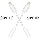 Lighting to 3.5mm CaseyPop Headphones Jack Adapter Cable Compatible with iPhone 7&8/7&8Plus iPhone X iPhone Xs iPhone XR Adapter Headphone Jack and More (iOS 10/ iOS 12)(White) Accessories