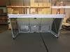 SOCCER PREMIER TENT PORTABLE SHELTER SOCCER FOOTBALL FIELD HOCKEY LACROSSE BASEBALL SOFTBALL RUGBY WHITE