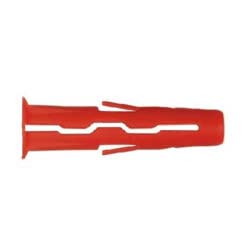 Rawl Box of 200 Red Dowels Diameter 6 x 28 mm