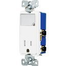 (Pack of 3) Cooper Wiring Devices TR7735W-BOX 3-Wire Receptacle Combo Nightlight with Tamper Resistant 2-Pole, White