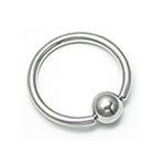 316L Surgical Steel Captive Bead Ring CBR 14g
