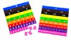 Fraction and Decimal Tiles In Tray Numbers