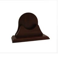 Weems and Plath Single Wood Base for Endurance II 105 Instruments, Mahogany