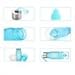 H2O Lemon Fruit Infuser Water Bottle, Phroboxl 650ml Plastic Water Bottle Citrus Juicer Lemon Squeezer Cup 22oz - Leak Proof … (blue)