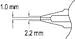 Hakko N3-10 1.0mm Nozzle for FM-2024/FM-202/FM-203/FM-204/FM-206
