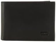 Batwing Bifold ID, Accesorio de Viaje- Billetera Plegable Hombre, Negro (Regular Black), Talla Única