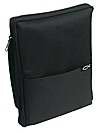 Polyester Black Thinline Small Size Bible Cover with Fish Emblem