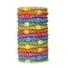 L. Erickson Grab & Go Ponytail Holders, Rainbow Metallic, Set of Fifteen - Exceptionally Secure with Gentle Hold