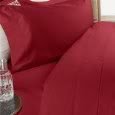 FULL Size (Standard) 1200 Thread Count 2pc Egyptian Quality Micro Fiber PILLOW CASES, RED