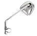 Pyramid Heavy Duty 11.5-Inch Arm Mirror, Silver