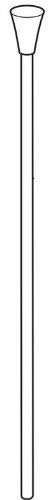 Delta RP54971 Lahara Bathroom Lift Rod and Finial, Chrome