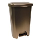 Hefty 13 Gallon Step On Trash Can - Bronze (1)