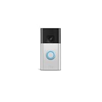Ring Battery Doorbell (newest model), Home or business security with Head-to-Toe video, Live View with Two-Way Talk, and Motion Detection & Alerts, Satin Nickel