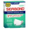 SEA-BOND Denture Adhesive Seals Uppers Fresh Mint, 30 Each (Pack of 2) - //coolthings.us