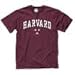 Campus Colors NCAA Adult Gameday Cotton T-Shirt - Premium Quality - Semi-Fitted Style - Officially Licensed Product (Harvard Crimson - Maroon, X-Large)
