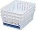 Mini Rectangular Storage trays- White- 6 TRAYS
