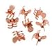 L. Erickson Clip & Go Mini Metal Jaw Hair Clips, Rose Gold, Set of 8 - Strong Hold For Easy Styling Solutions